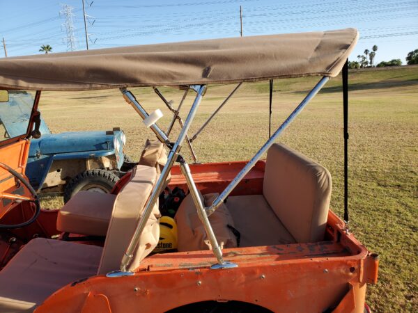 Willys Flatfender Jeep Soft Top Bimini Style - Image 7