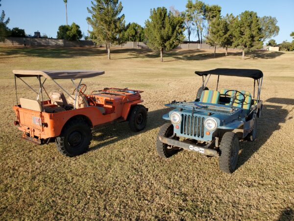 Willys Flatfender Jeep Soft Top Bimini Style - Image 11