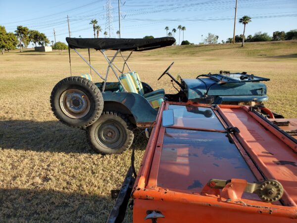 Willys Flatfender Jeep Soft Top Bimini Style - Image 12