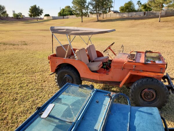 Willys Flatfender Jeep Soft Top Bimini Style - Image 13