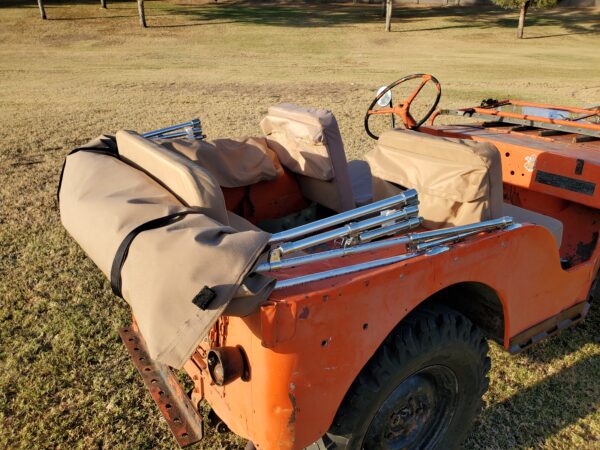 Willys Flatfender Jeep Soft Top Bimini Style - Image 18